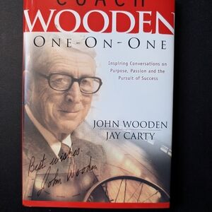One On One by John Wooden. Great Book. New